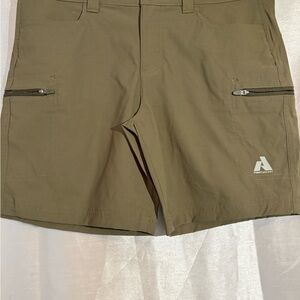 Eddie Bauer Tan Cargo Shorts Durable Cotton Twill